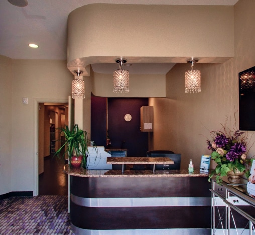 dental clinic reception-new smiles dental excellence